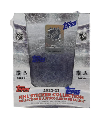 compare product 1x FREE - '22/23 NHL Hockey Sticker Collection 50-Pack Box