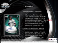 2022 Topps Chrome Black Baseball Hobby