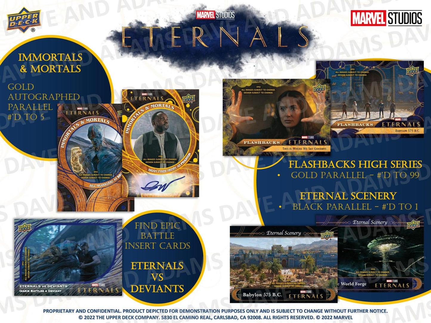 Marvel Studios Eternals Hobby Pack (Upper Deck 2023)