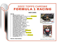 2022 Topps Chrome F1 Formula 1 Hobby Lite
