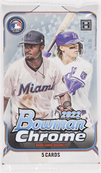 compare product 2022 Bowman Chrome Baseball LITE Pack