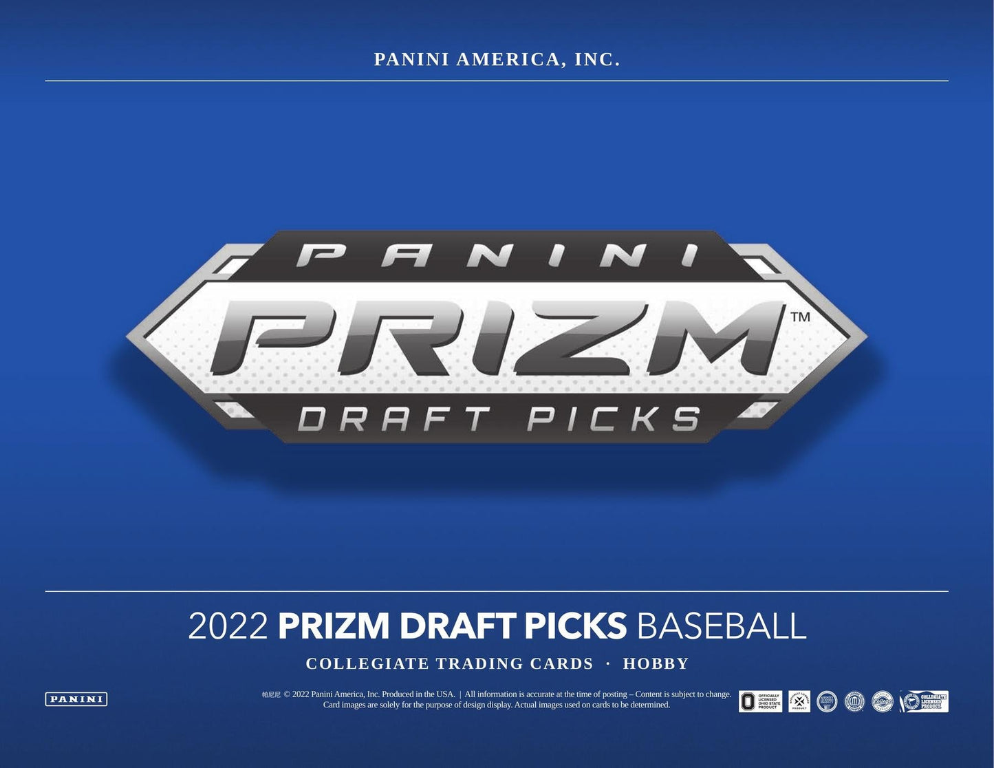 2022 Panini Prizm Draft Picks Baseball Hobby Pack