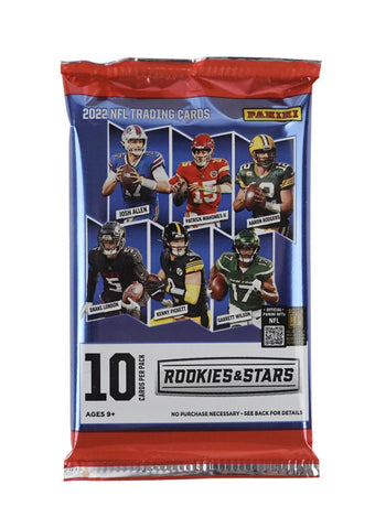 compare product 2022 Panini Rookies & Stars Football Hobby Pack