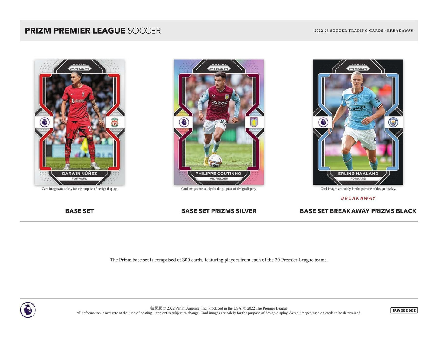 2022/23 Panini Prizm Premier League EPL Soccer Breakaway Pack