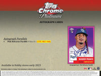 2022 Topps Chrome Platinum Anniversary Baseball Hobby LITE Pack