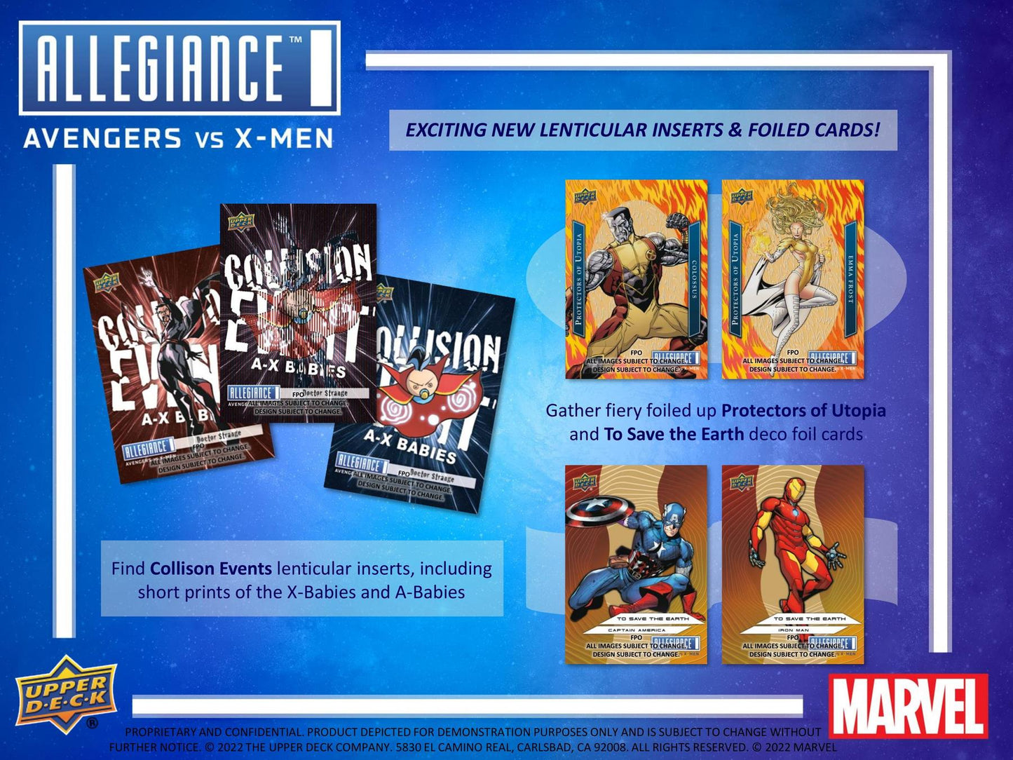 Marvel Allegiance: Avengers VS X-Men Hobby Pack (Upper Deck 2023)