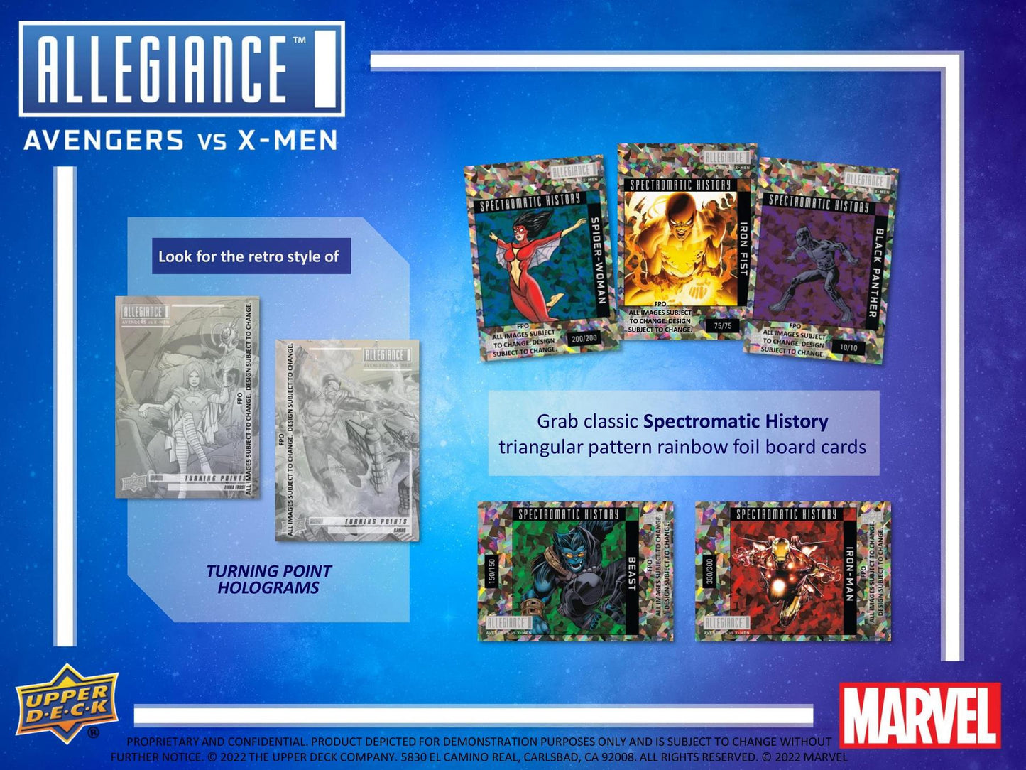Marvel Allegiance: Avengers VS X-Men Hobby Pack (Upper Deck 2023)