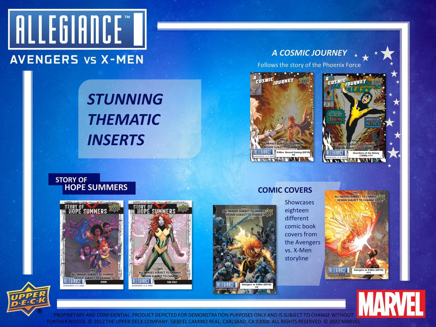 Marvel Allegiance: Avengers VS X-Men Hobby Pack (Upper Deck 2023)