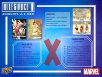 Marvel Allegiance: Avengers VS X-Men Hobby Pack (Upper Deck 2023)