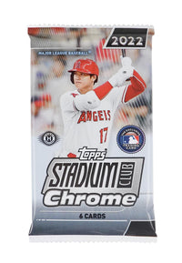 2022 Topps Stadium Club Chrome Baseball Hobby Pack