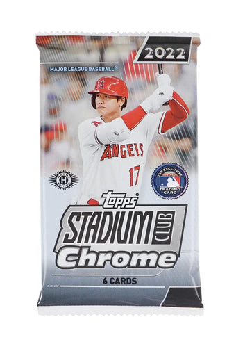 compare product 2022 Topps Stadium Club Chrome Baseball Hobby Pack