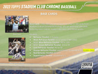 2022 Topps Stadium Club Chrome Baseball Hobby Pack