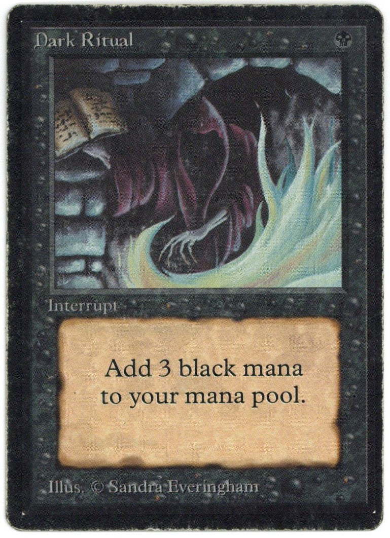 Magic the Gathering  Dark Ritual Beta