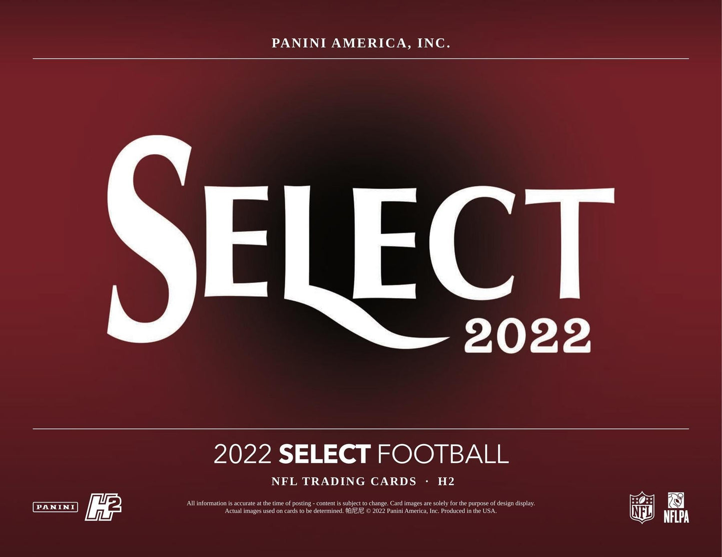 2022 Panini Select Football H2 Pack