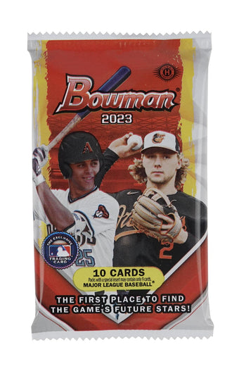 compare product 2023 Bowman Baseball Hobby Pack