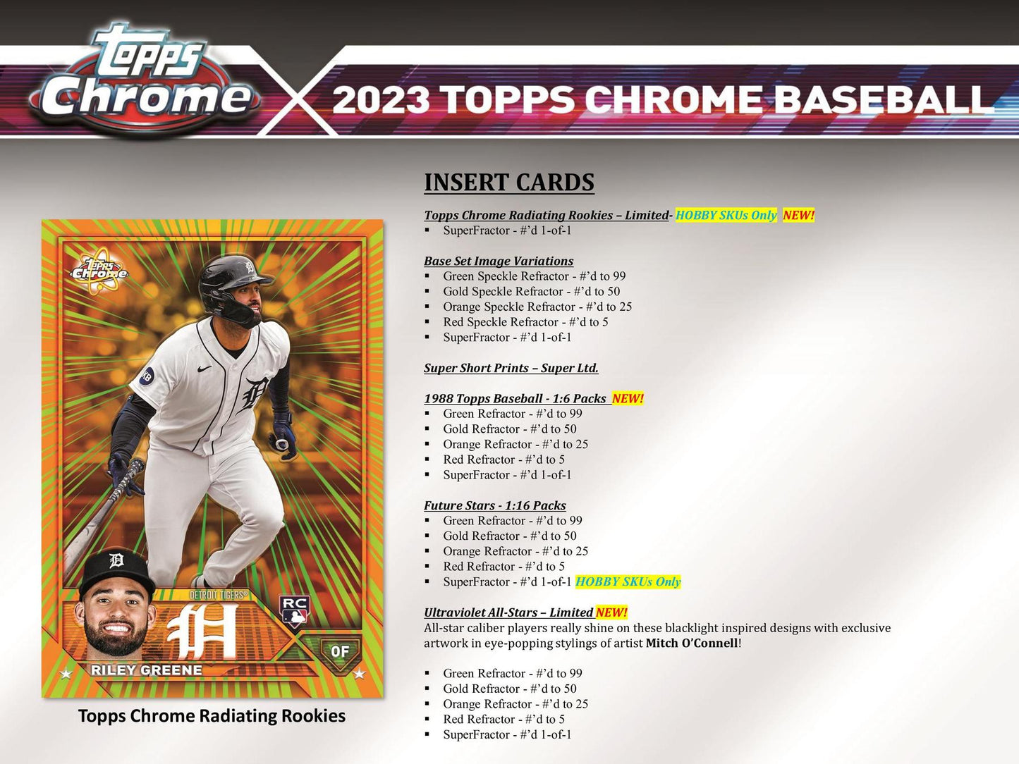 2023 Topps Chrome Baseball Hobby 2023 Topps Chrome Baseball Hobby Pack