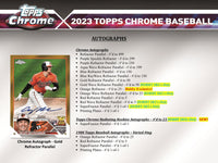 2023 Topps Chrome Baseball Hobby 2023 Topps Chrome Baseball Hobby Pack