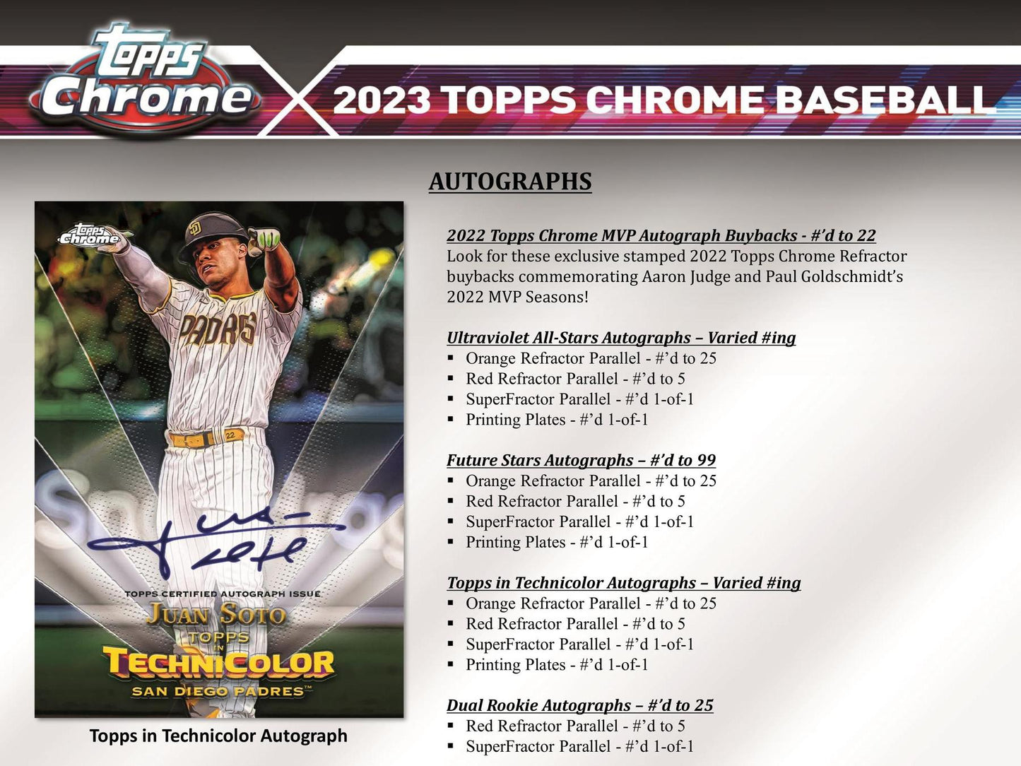 2023 Topps Chrome Baseball Hobby 2023 Topps Chrome Baseball Hobby Pack