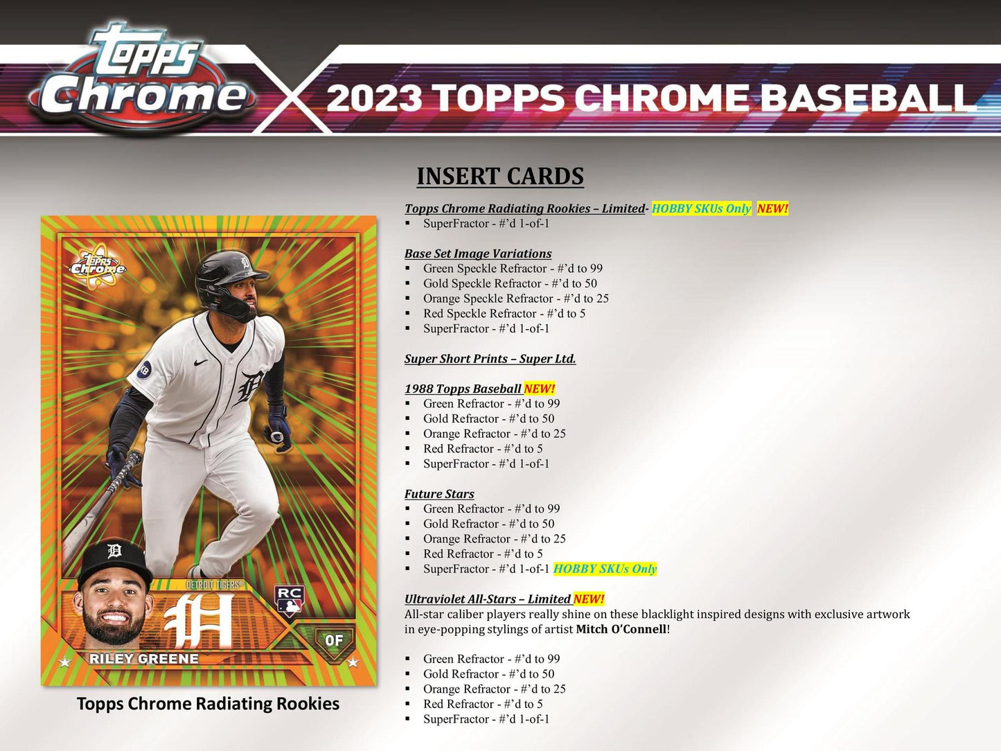 2023 Topps Chrome Baseball Hobby Jumbo Pack