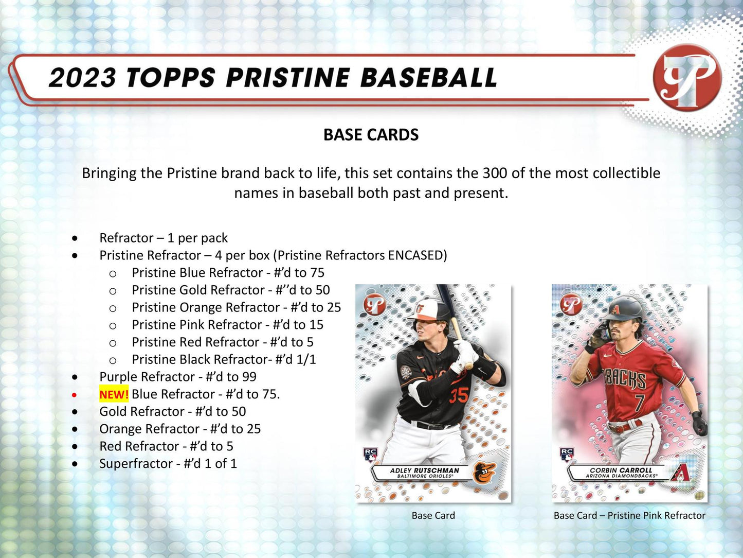 2023 Topps Pristine Baseball Hobby Pack