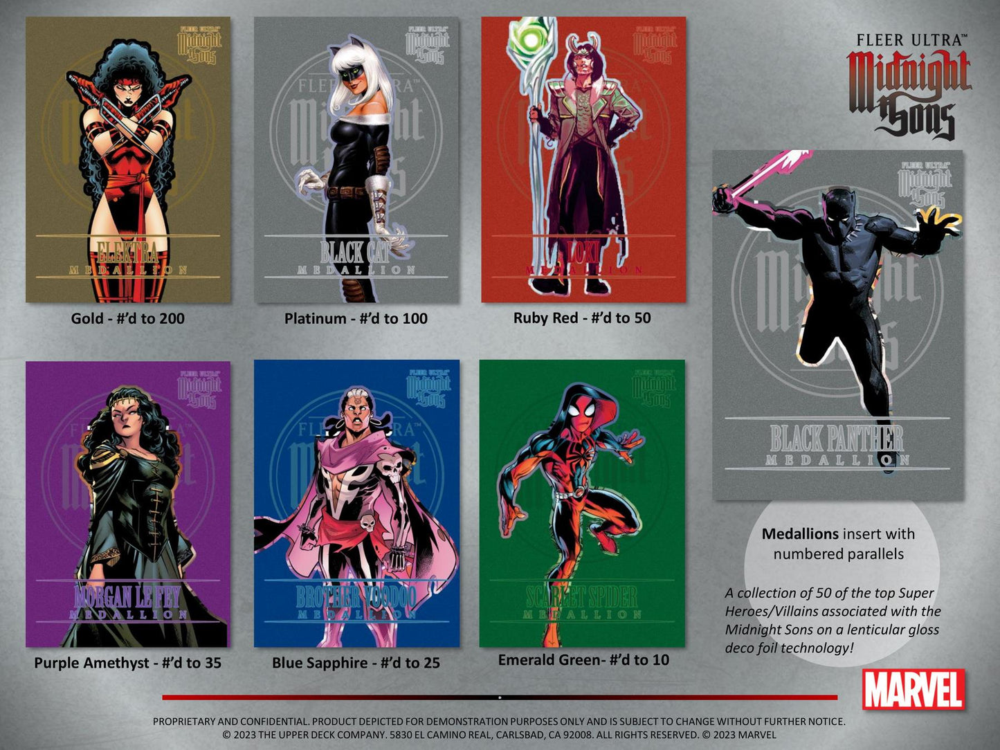 Marvel Fleer Ultra Midnight Sons Trading Cards Hobby Pack (Upper Deck 2023)