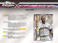 2023 Topps Chrome Update Series Baseball Hobby Jumbo Pack
