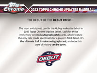 2023 Topps Chrome Update Series Baseball Hobby Jumbo Pack