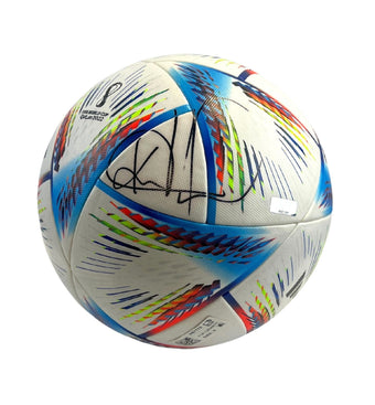compare product Kylian Mbappe Autographed Adidas 2022 FIFA World Cup AL Rihla Soccer Ball