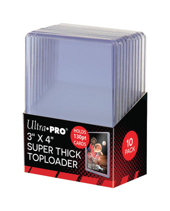 compare product Ultra Pro 3x4 Memorabilia Sized 130pt. Toploaders