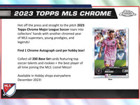 2023 Topps Chrome MLS Major League Soccer Hobby
