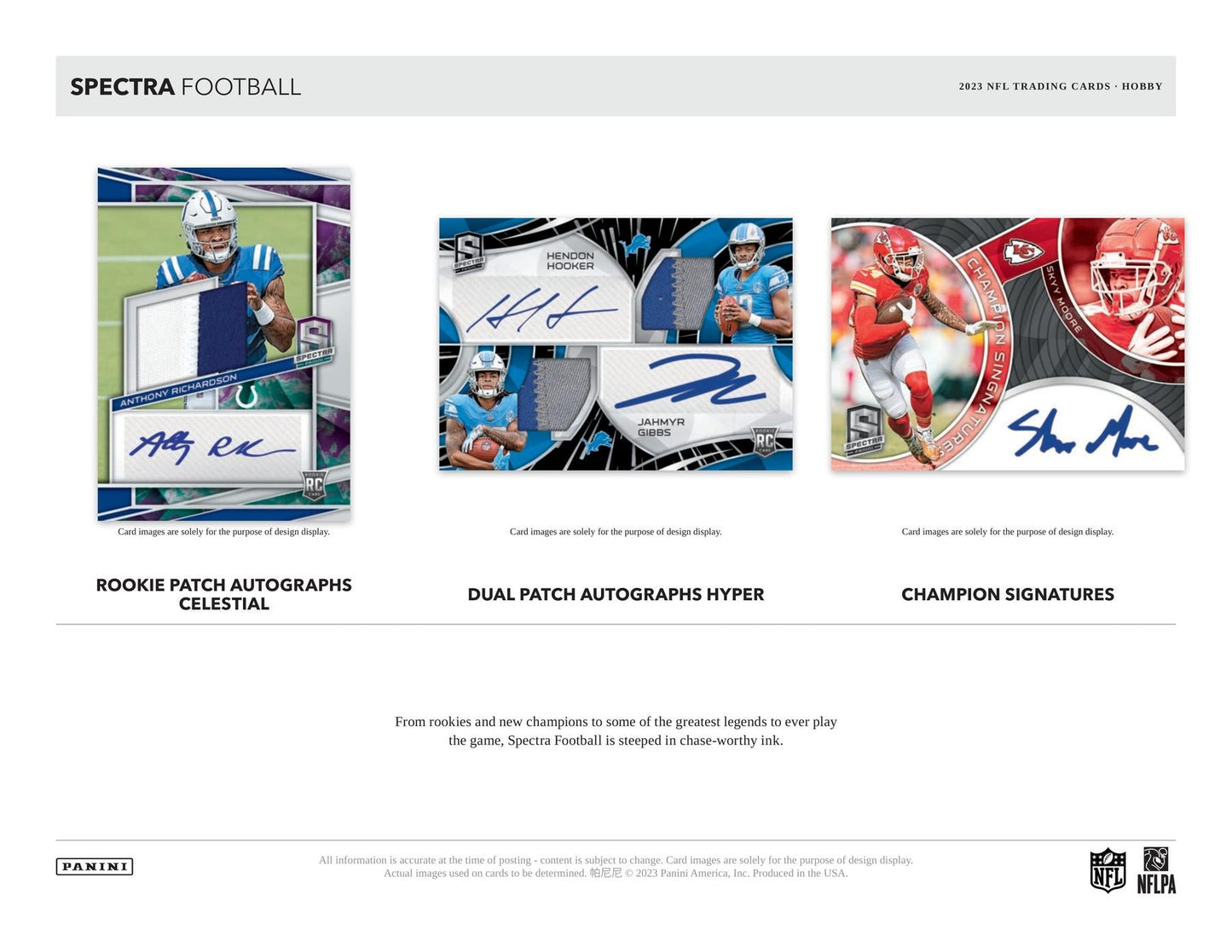 2023 Panini Spectra Football Hobby Pack