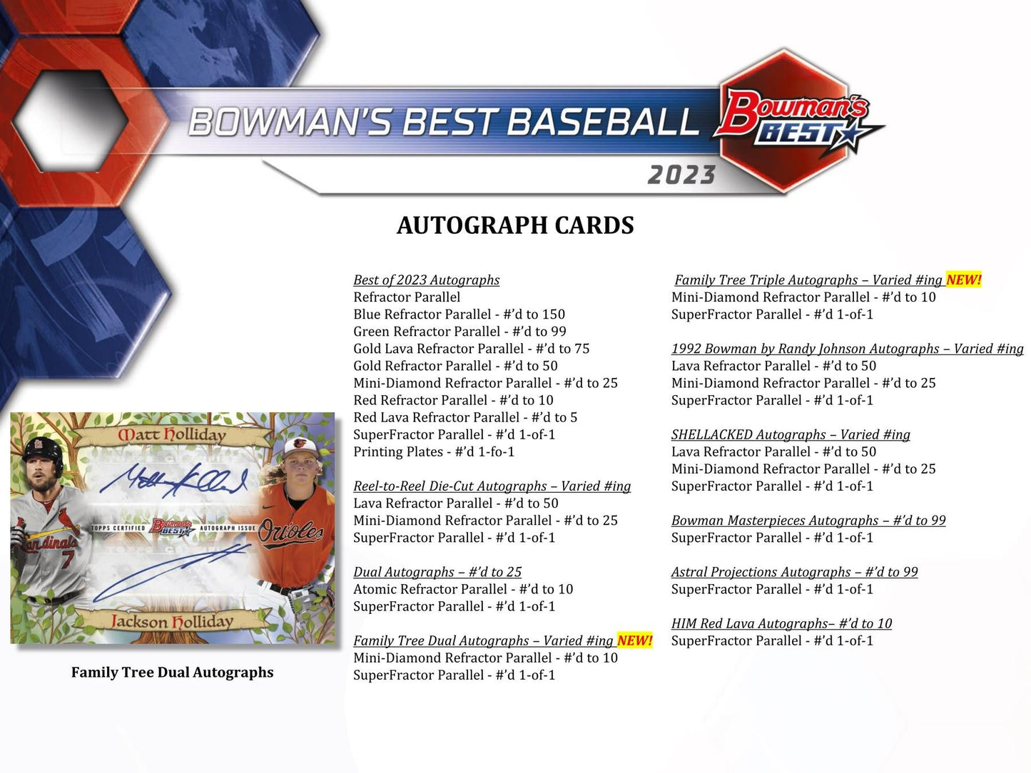 2023 Bowman's Best Baseball Hobby Mini-Box