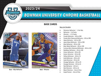2023/24 Bowman University Chrome Basketball Hobby Pack