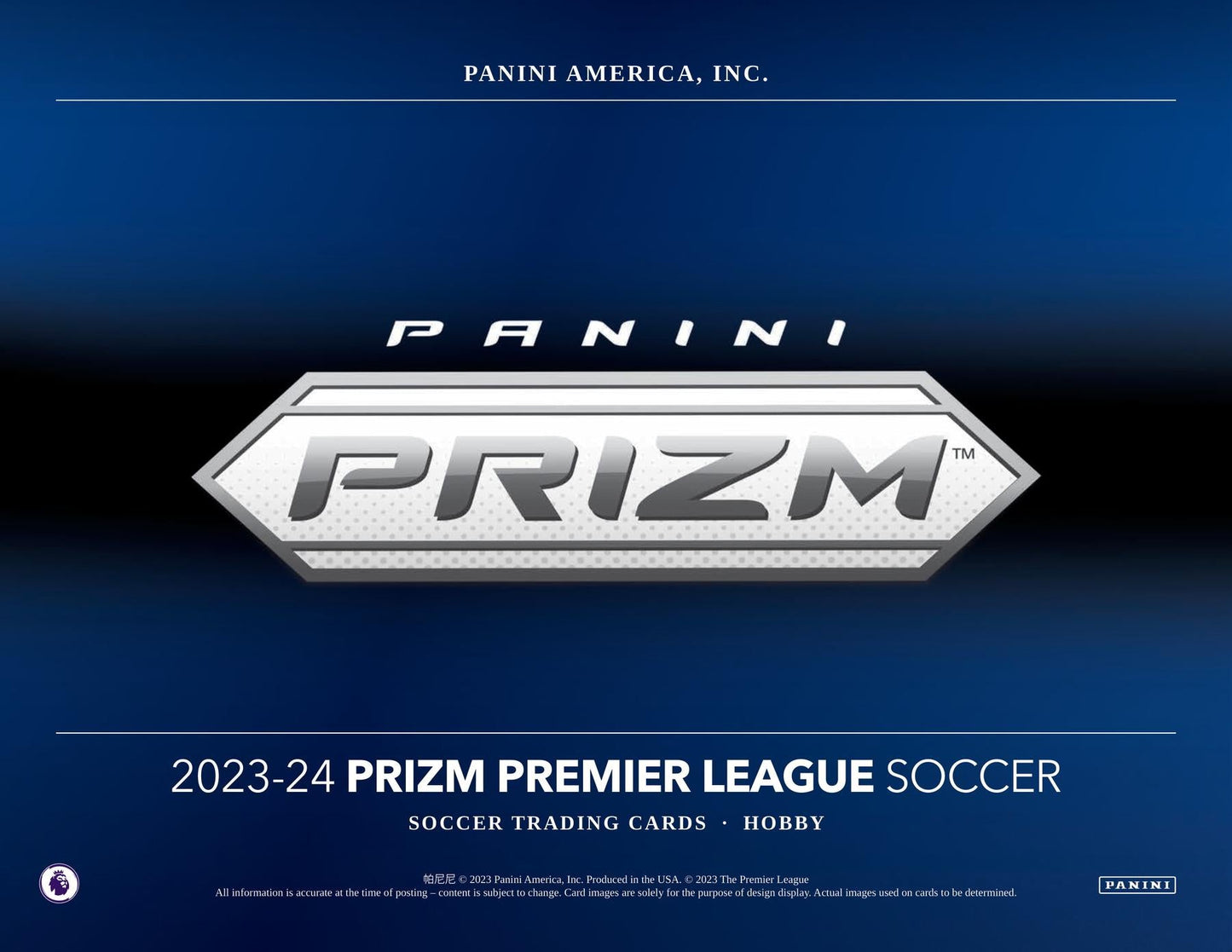 2023/24 Panini Prizm Premier League EPL Soccer Hobby Pack