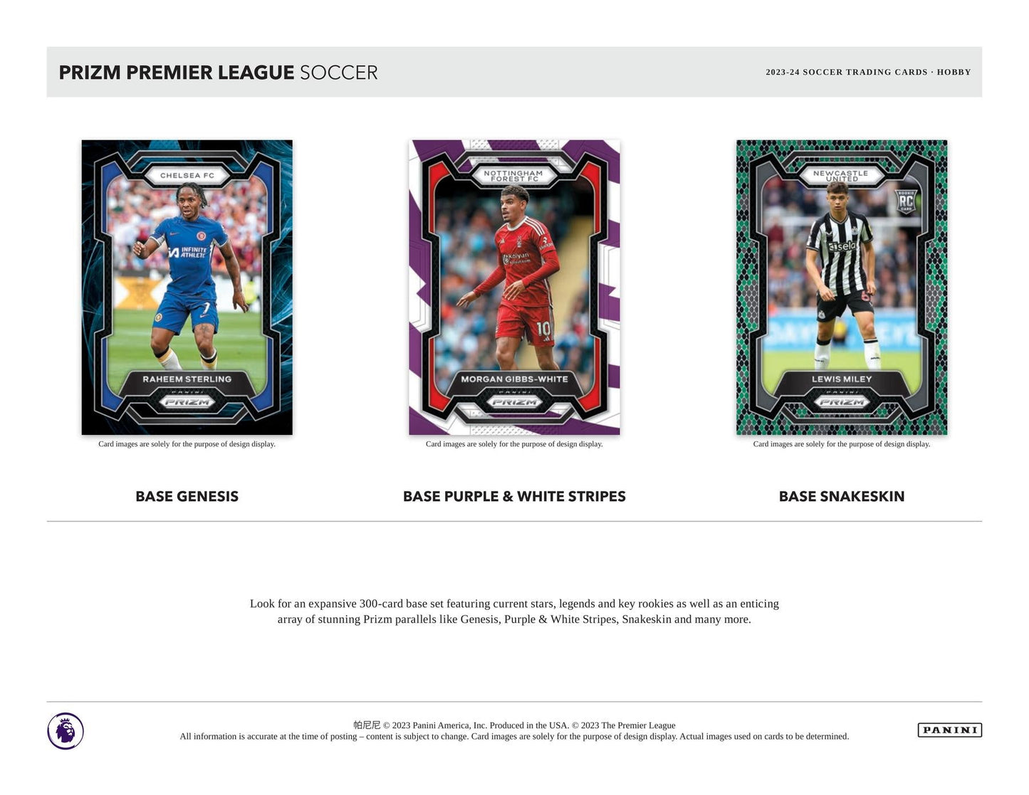 2023/24 Panini Prizm Premier League EPL Soccer Hobby Pack