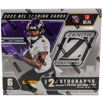 compare product 2023 Panini Zenith Football Hobby Box