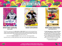 2023/24 Upper Deck Credentials Hockey Hobby Pack