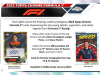 2023 Topps Chrome F1 Formula 1 Racing Hobby