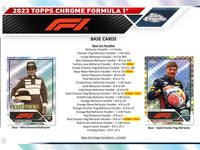 2023 Topps Chrome F1 Formula 1 Racing Hobby