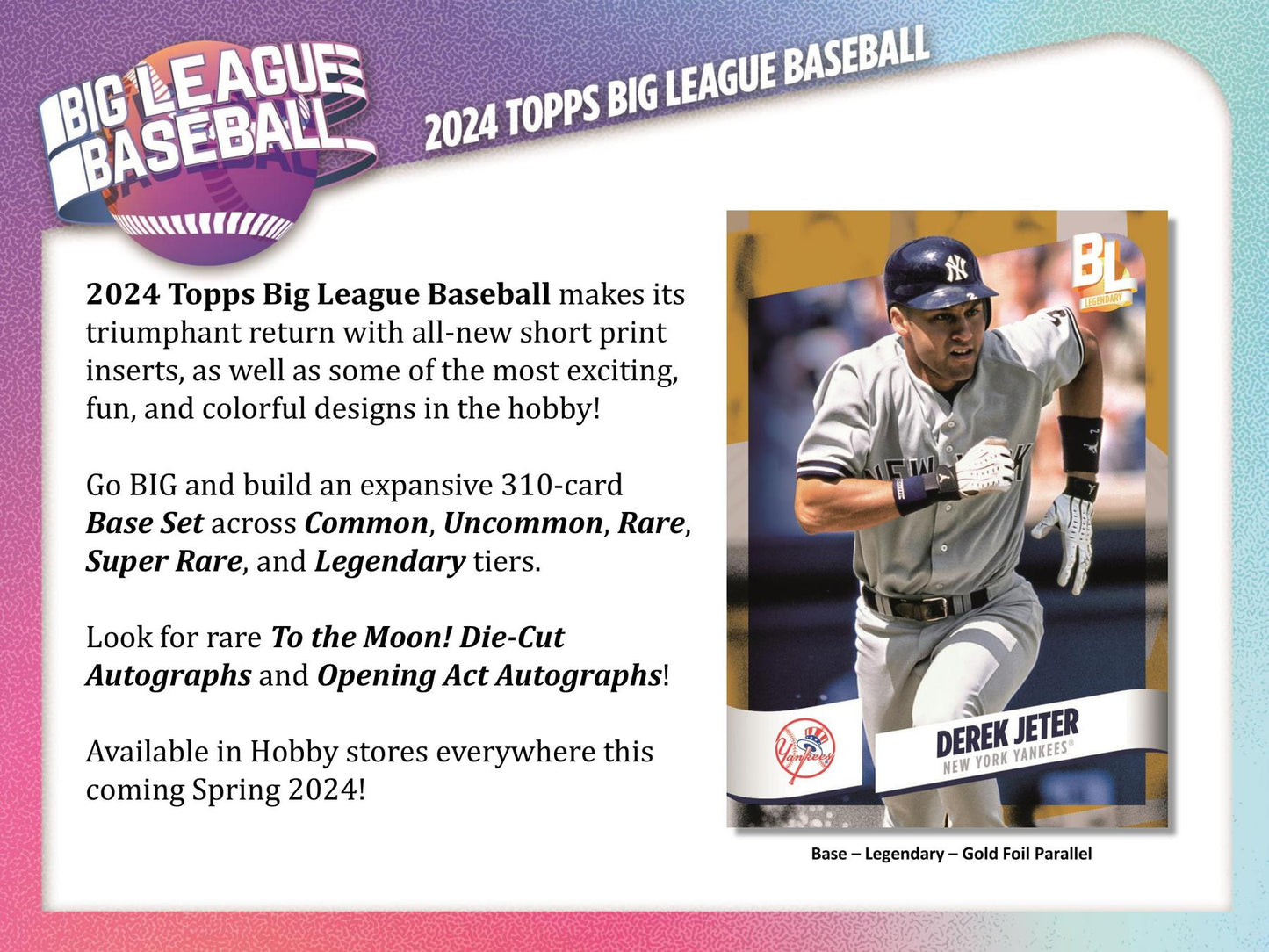 2024 Topps Big League Baseball Hobby Pack