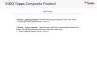 2023 Topps Composite Football 8-Pack Blaster