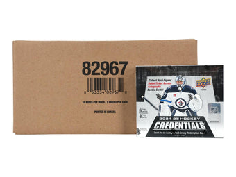 compare product 2024/25 Upper Deck Credentials Hockey Hobby