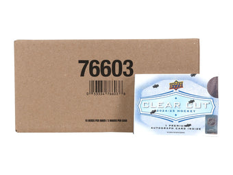 compare product 2024/25 Upper Deck Clear Cut Hockey Hobby