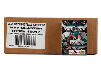 compare product 2024 Panini Prizm Football 6-Pack Blaster (Lazer Prizms!)