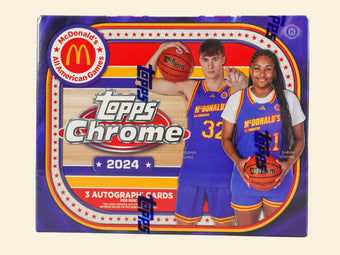compare product 2024 Topps Chrome McDonald's All American Basketball Hobby Box