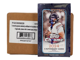compare product 2024 Topps Chrome Football Hobby Pack