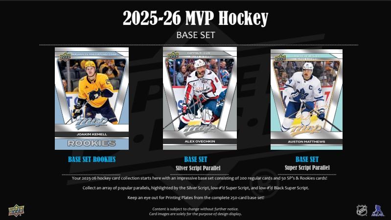 2025/26 Upper Deck MVP Hockey Hobby