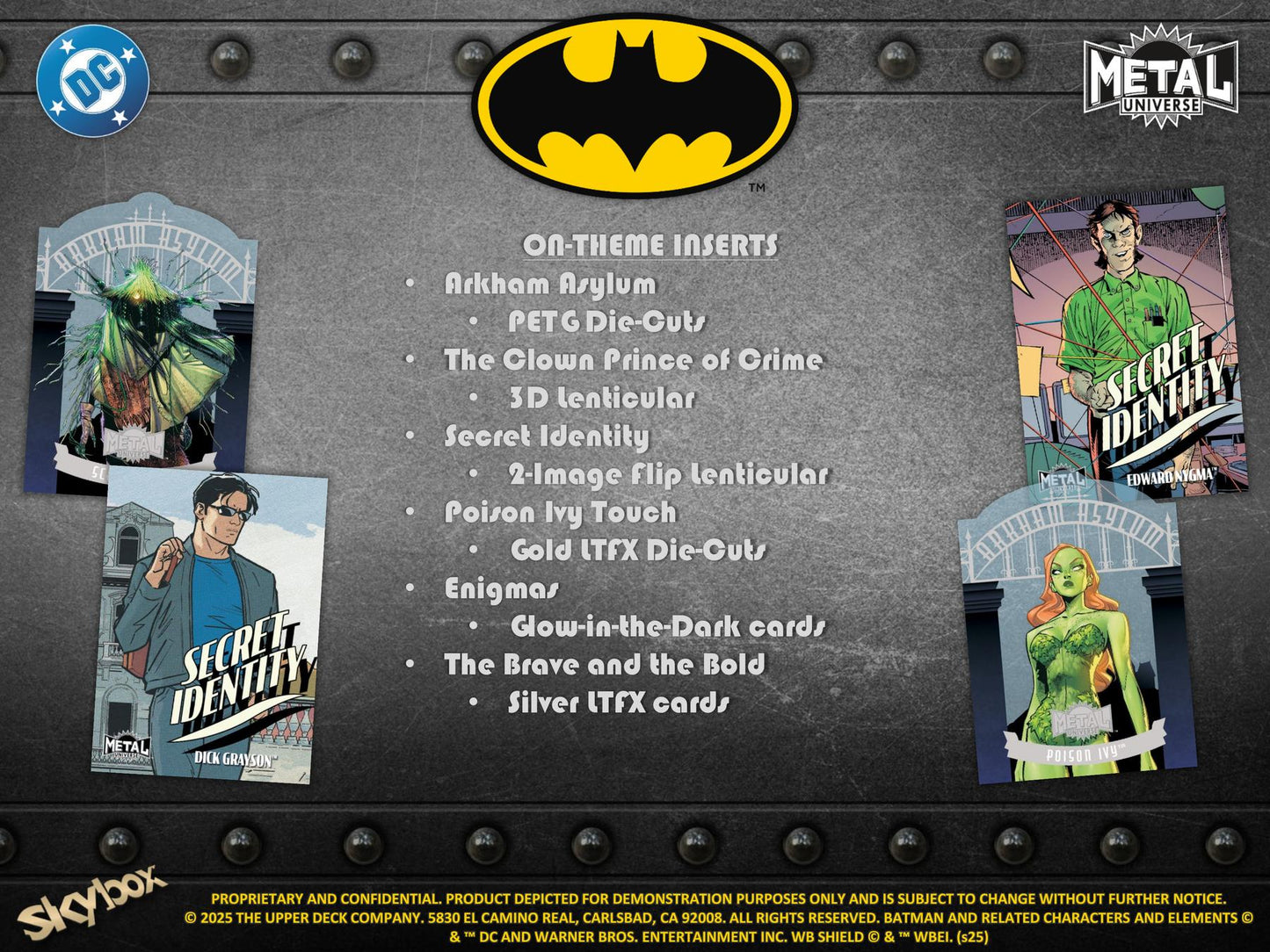 Batman Skybox Metal Universe Hobby  (Upper Deck 2025)