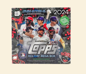 compare product 2024 Topps Baseball Holiday Mega Box