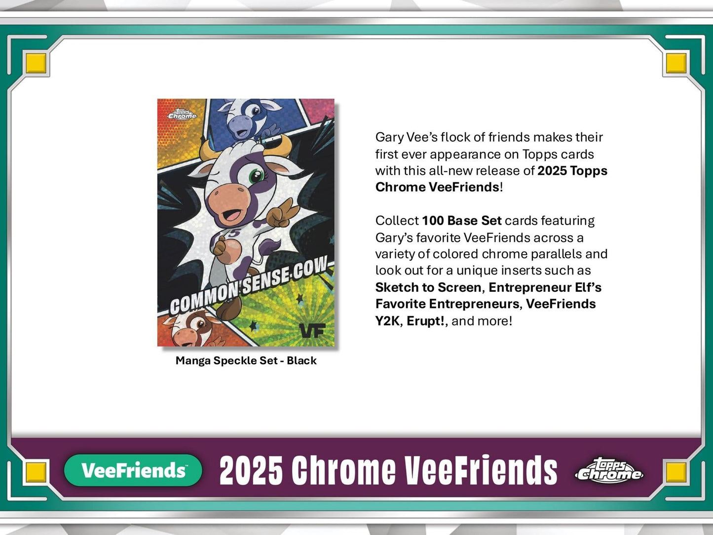 VeeFriends Chrome Hobby Pack (Topps 2025)